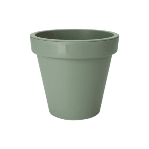 Pot De Fleurs Rond Vert 40Cm