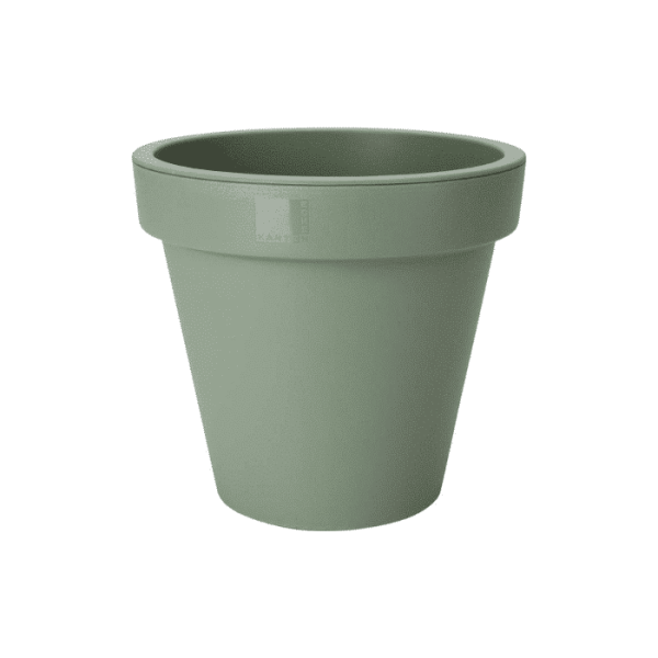 Pot De Fleurs Rond Vert 40Cm