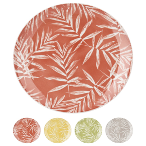 Assiette en porcelaine 20cm 4 assorties