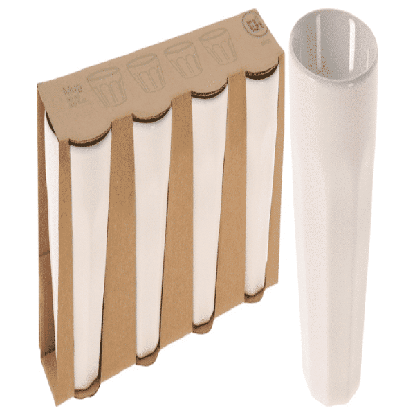 Set de 4 tasses en porcelaine 90ml