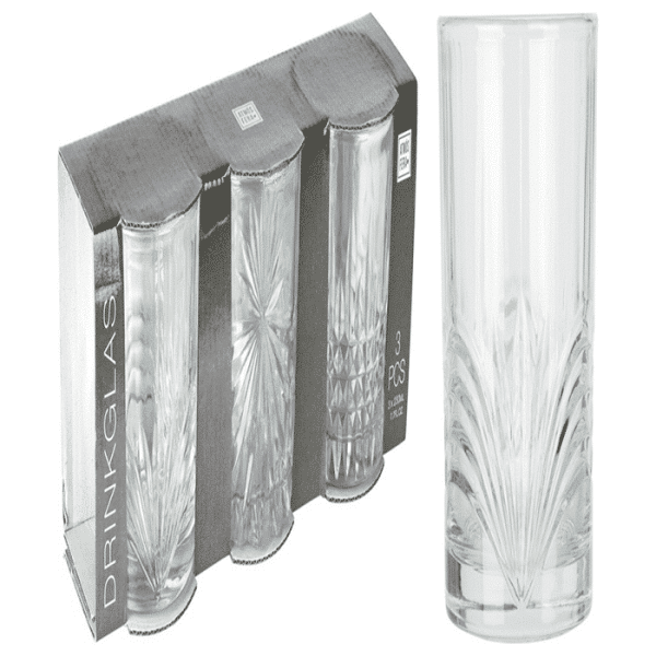 Set de 3 verres à boire 230ml