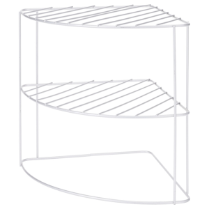 Étagère d'angle de cuisine en métal 23 x 23 x 21 cm