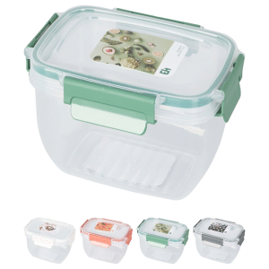 Boîte de rangement alimentaire 800ml 4 assortis