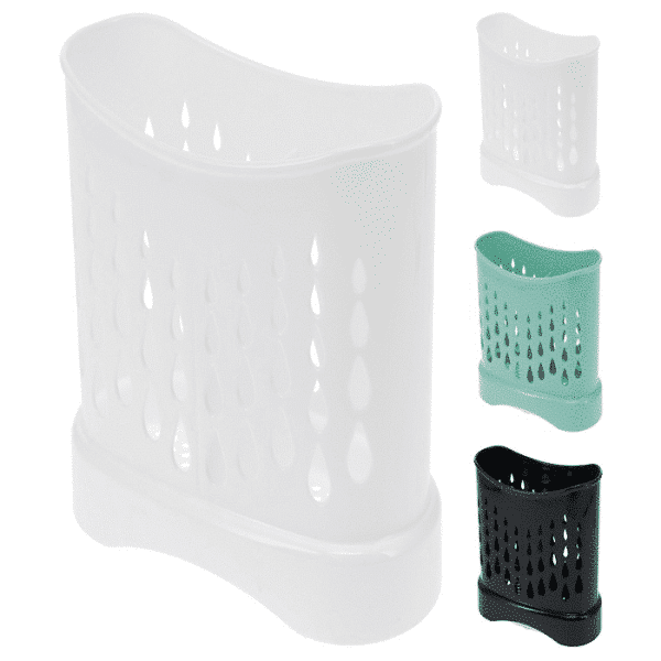 Egouttoir à couverts ovale 16x7x12 cm 3 assorties