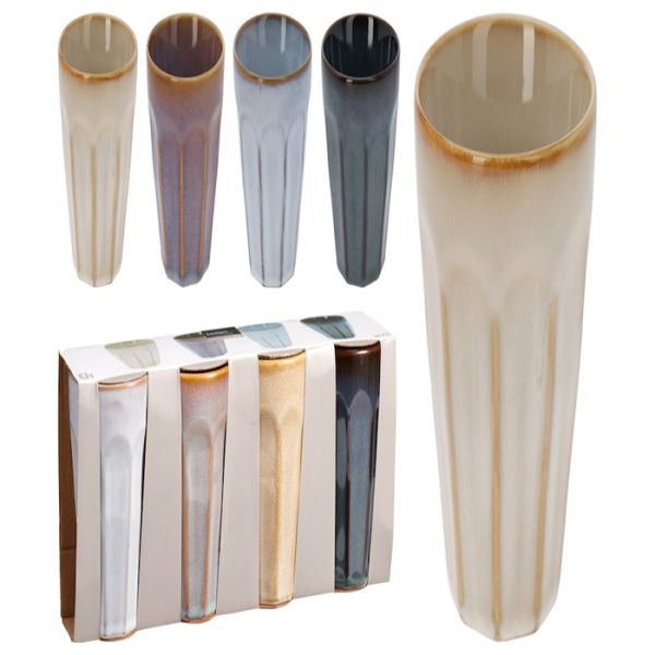 Set de 4 tasses tasse en grès 250ml
