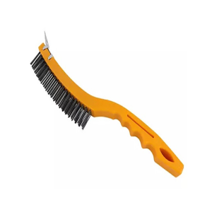Brosse à fil avec grattoir 3x19 cm