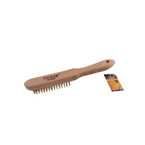 Brosse à main acier laiton 5 rangs