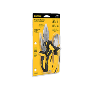 Set de 3 pinces manches comfort g