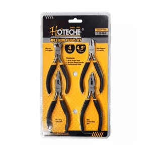 Lot de 4 mini pinces 115mm