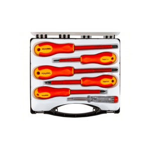Jeu de 6 tournevis isolés