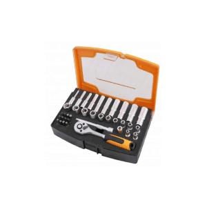 Set de clé à cliquet avec  accessoires 37 pièces