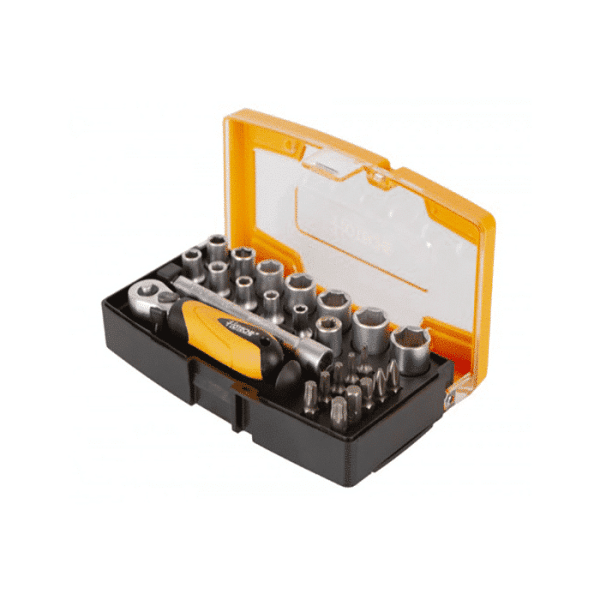 Set de clé à cliquet avec  accessoires 25 pièces