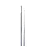 Manche aluminium 1,40 mètre poignée blanche