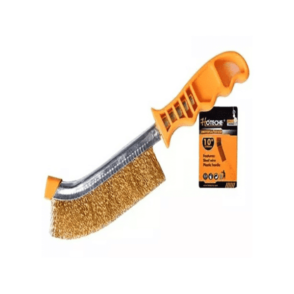 Brosse en acier 250mm manche en pvc