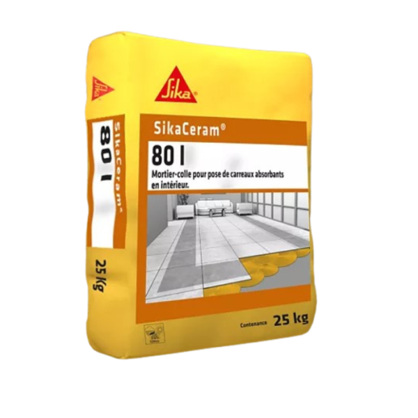 Sikaceram 80 gris de 25 kg