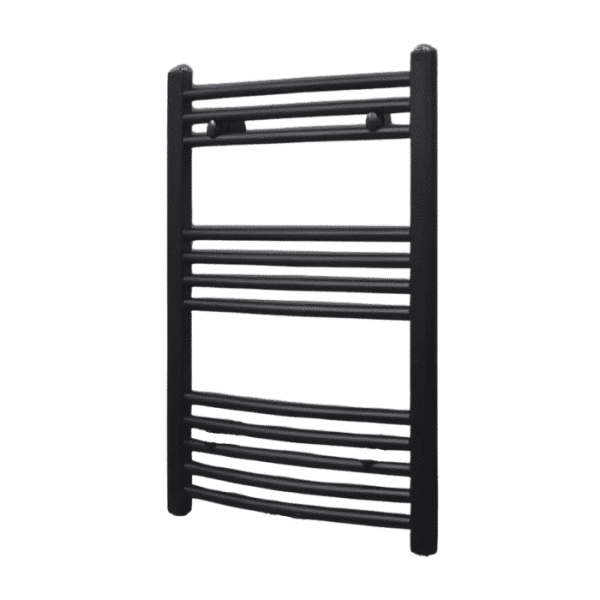 Sèche-Serviettes Électrique Courbe 300 W Noir