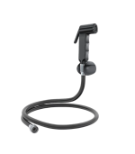 Ensemble douchette WC en ABS noir