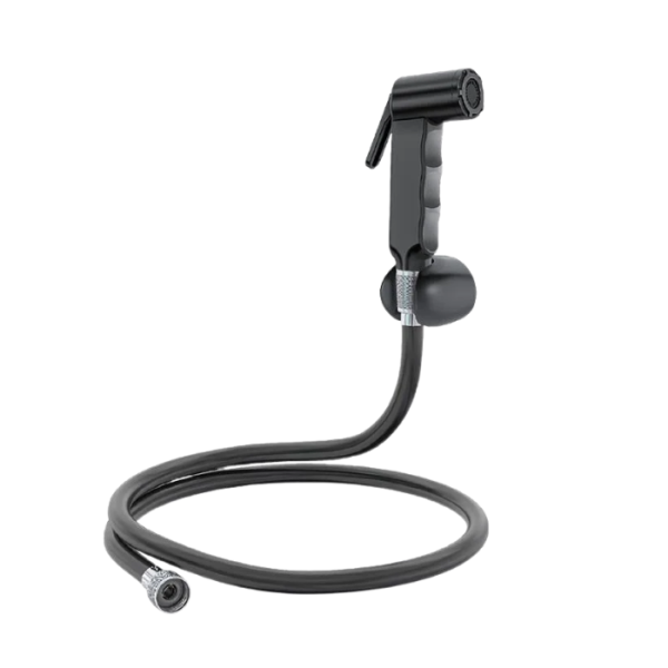 Ensemble douchette WC en ABS noir