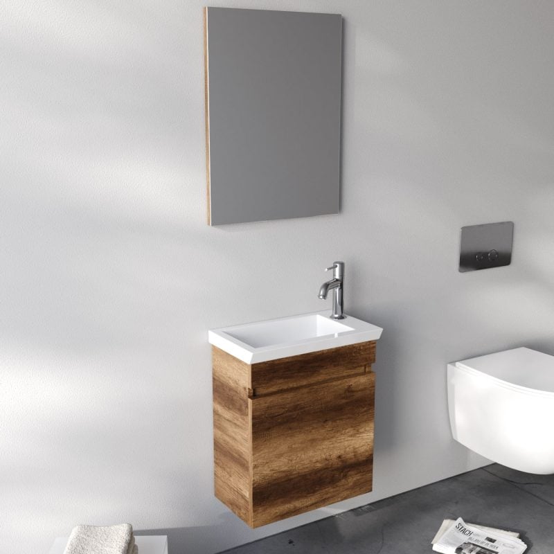 Meuble De Salle De Bains 46 X 28 X 55 Cm Baroque Lidya – Image 1