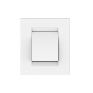 Plaque simple blanc karla