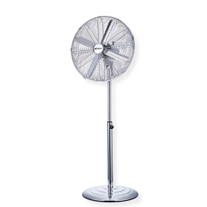 Ventilateur Sur Pieds Électrique 50W 40Cm 3 Vitesses Chrome