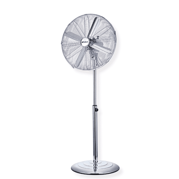Ventilateur Sur Pieds Électrique 50W 40Cm 3 Vitesses Chrome