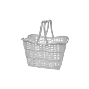 Panier shopping 15l 40x29x22.5cm gris nordic alma