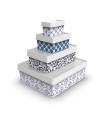 Boite de rangement motif porcelaine 6l – Image 2