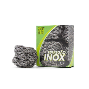 Tampon à récurer inox boîte 1 unité