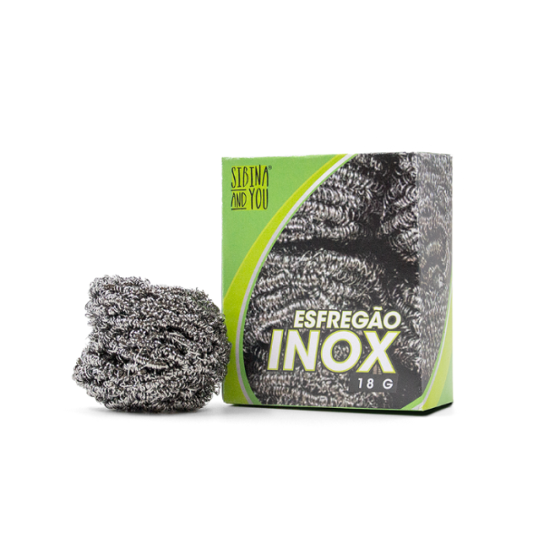 Tampon à récurer inox boîte 1 unité