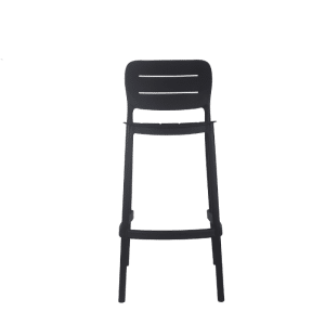 Tabouret De Bar En Polypropylène 48X50X103.6 Cm Noir