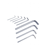 Jeu de cles hex long finition satinee 9pcs – Image 2