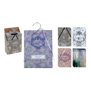 Sachet parfumé pour armoire 17x23cm 4 assorti