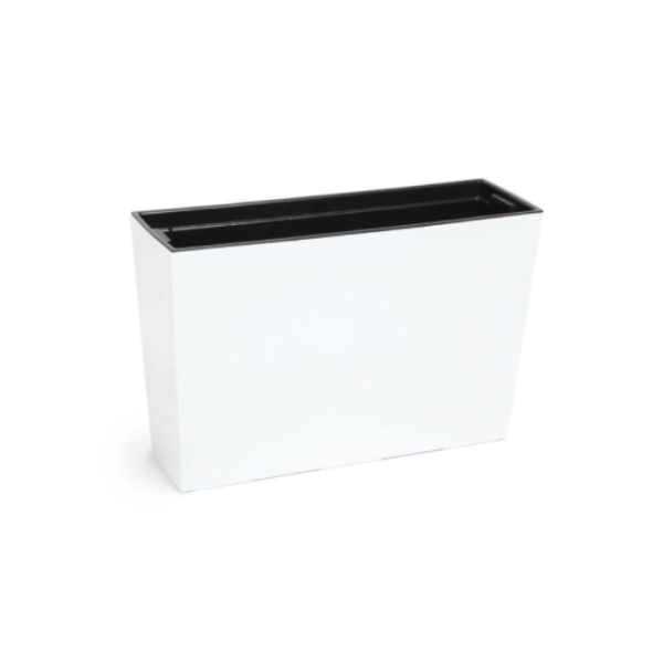 Pot De Fleurs Carré Werbena 190X560Mm Blanc