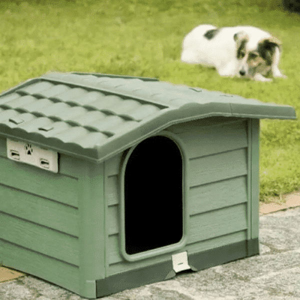 Niche bungalow pour chien large