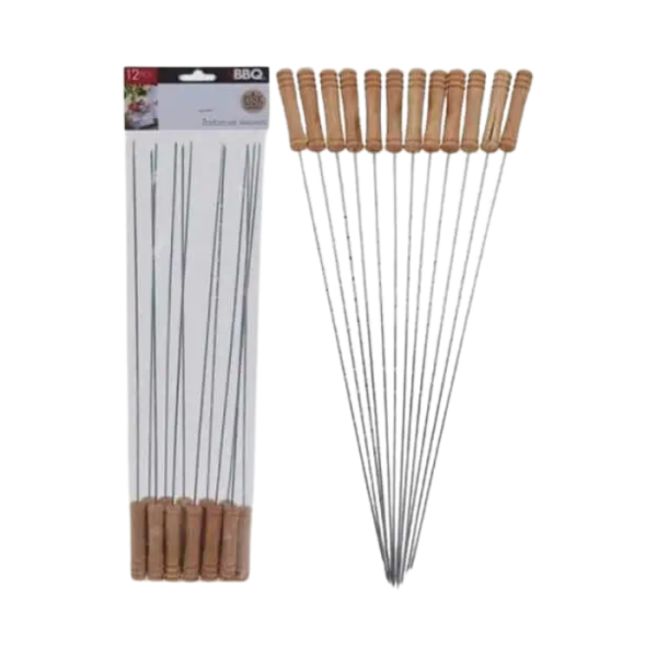 Brochettes De Grill Pour Barbecue 12 Pièces