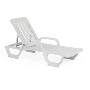 Chaisse longue malibu blanc