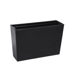Pot De Fleurs Carré Werbena 19 X 56 X 36 Cm Noir