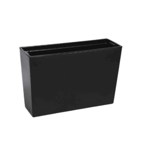 Pot De Fleurs Carré Werbena 19 X 56 X 36 Cm Noir