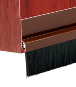 Bas de porte en pvc marron 1m