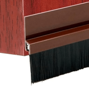 Bas de porte en pvc marron 1m
