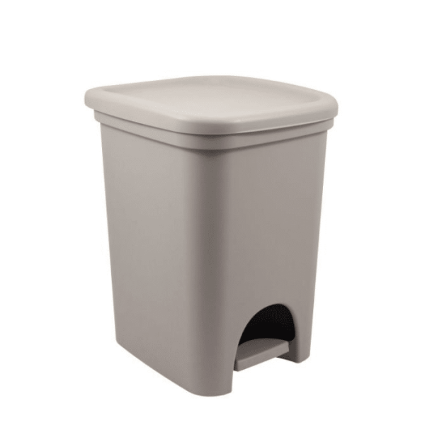 Poubelle Colors 18 L Taupe 26.60 X 31.80 X 38.20
