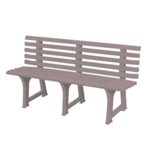 banc de jardin taupe