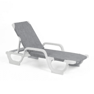 Chaisse longue lena gris