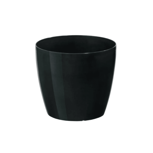 Pot De Fleur Cover Magnolia 250 Mm Noir
