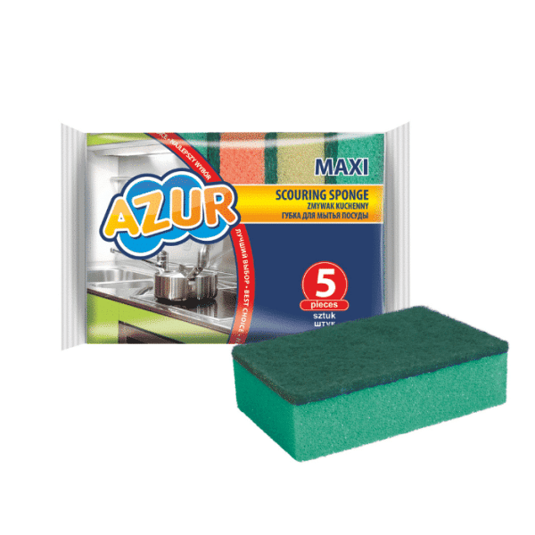 Éponge à récurer MAXI 5 pièces