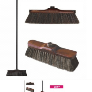 Balai à poils naturels 28 cm LUX avec un manche de 120 cm