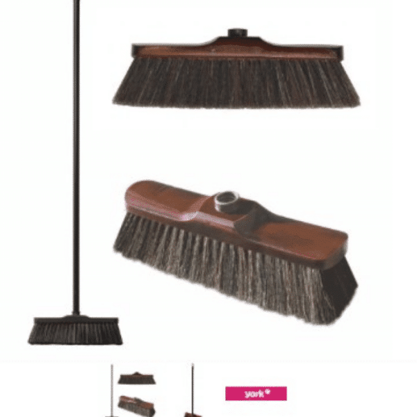 Balai à poils naturels 28 cm LUX avec un manche de 120 cm