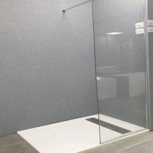 Paroi De Douche Bord Oval 6Mm Italienne 90 X 195 Cm