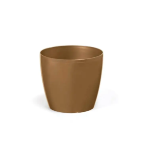 Pot De Fleur Magnolia 21 Cm Or Métallique